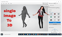 2d IMAGE TO 3d MODEL SOFTWER VIDEO