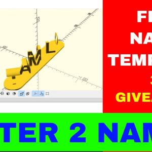 FLIPNAME TEMPLATE CAD (enter 2 name only )
